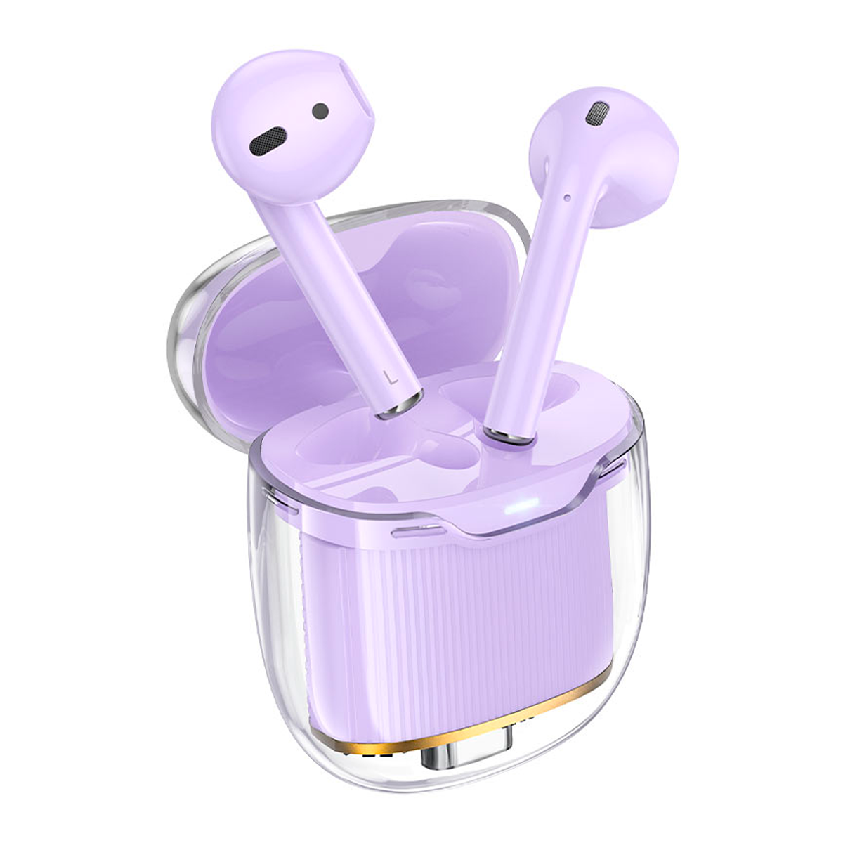 Audífonos Bluetooth Hoco Ew52 In Ear Morado - Imagen 2