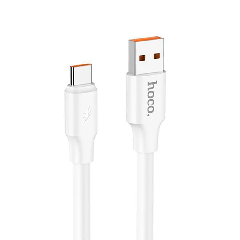 Cable Usb a Tipo C Hoco Du17 Titan 1 Metro Blanco - Imagen 2