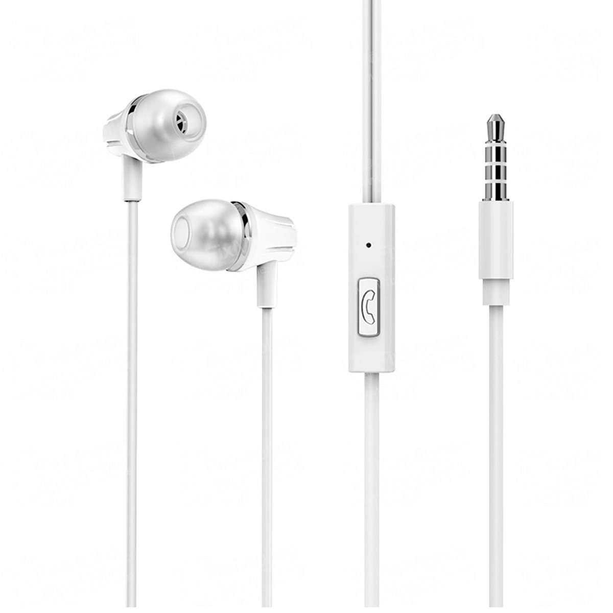 Audífonos In Ear Borofone Bm21 3.5mm Blanco - Imagen 2