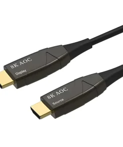 Alternative view of Cable Hdmi a Hdmi Fibra Optica 4K 8k 16k 60 Metros Birlink Negro