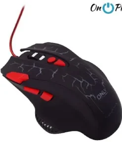 MOUSE GAMER ONLY LUCES RGB 8 BOTONES 3200 DPI CABLE 1,5 MOD GM830