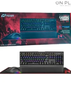 COMBO PC NOGA NKB-408 Teclado Mouse Pad XL Auricular