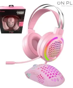 COMBO STORMER ROSA NOGA ST-4201 Mouse y Auricular