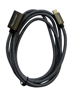 Cable Tipo C A Usb 3.0 Hembra Reforzado 1.5 Metros Tecmaster Negro