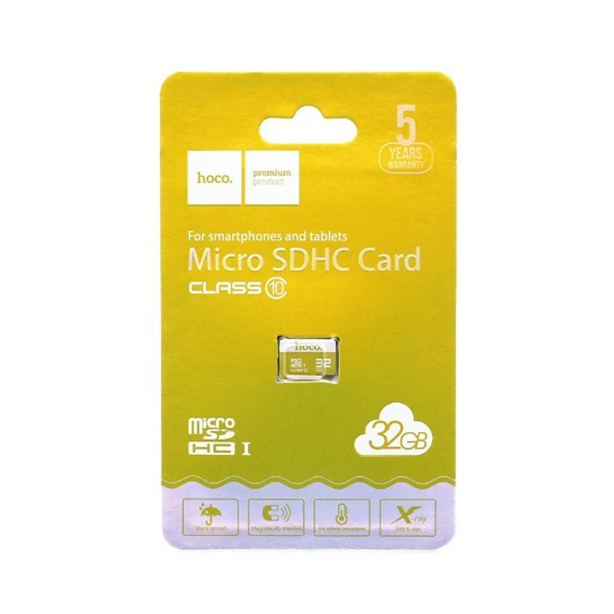 Micro SD Tf Flash Hoco 32 Gb Amarillo - Imagen 4