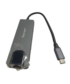 Alternative view of Adaptador Hub Tipo C 5 en 1 Tecmaster Gris