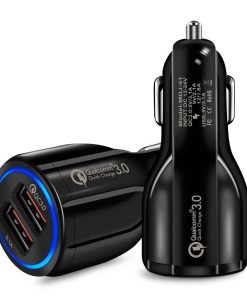 Cargador Vehículo USB QC 3.0 + 2 Puertos