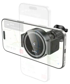 Alternative view of Soporte De Auto Rejilla de Aire Carga Inalambrica Hoco Hw35 Negro