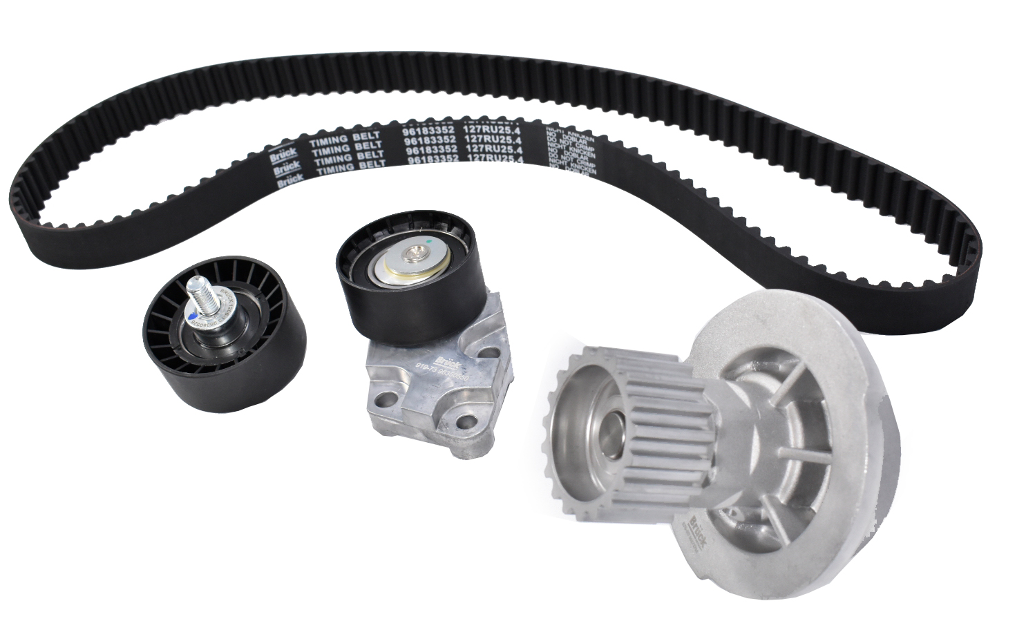 KITDISTAVEOKIT DE DISTRIBUCION (TIEMPO)*CHEVROLET AVEO (07-18), PONTIAC G3 (06-09) 1.6 LITROS M.P.F.I. MOTOR E-TEC II INCLUYE: 1 BANDA , 1 POLEA DE DISTRIBUCION , 1 BOMBA DE AGUA, 1 POLEA LOCABANDA: 96183352 / POLEA DE DISTRIBUCION: 96350550 / BOMBA DE AGUA: 96872702 / POLEA LOCA: 96350526 - Imagen 6