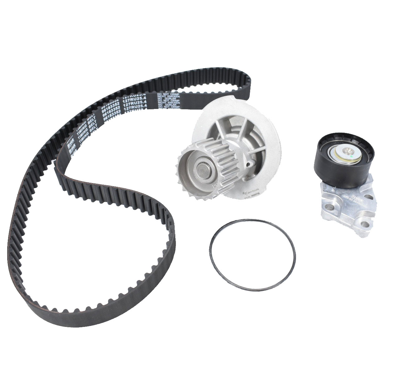 KITDISTAVEOKIT DE DISTRIBUCION (TIEMPO)*CHEVROLET AVEO (07-18), PONTIAC G3 (06-09) 1.6 LITROS M.P.F.I. MOTOR E-TEC II INCLUYE: 1 BANDA , 1 POLEA DE DISTRIBUCION , 1 BOMBA DE AGUA, 1 POLEA LOCABANDA: 96183352 / POLEA DE DISTRIBUCION: 96350550 / BOMBA DE AGUA: 96872702 / POLEA LOCA: 96350526 - Imagen 3