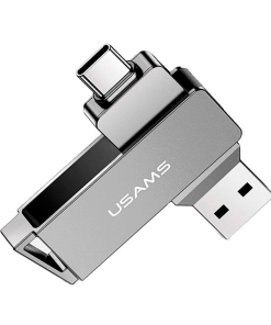 Alternative view of Pendrive Usams Dual Usb 3.0 + Tipo C 32 Gb Gris
