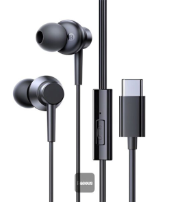 Audífonos Con Cable Tipo C Encok Cz11 Baseus Negro