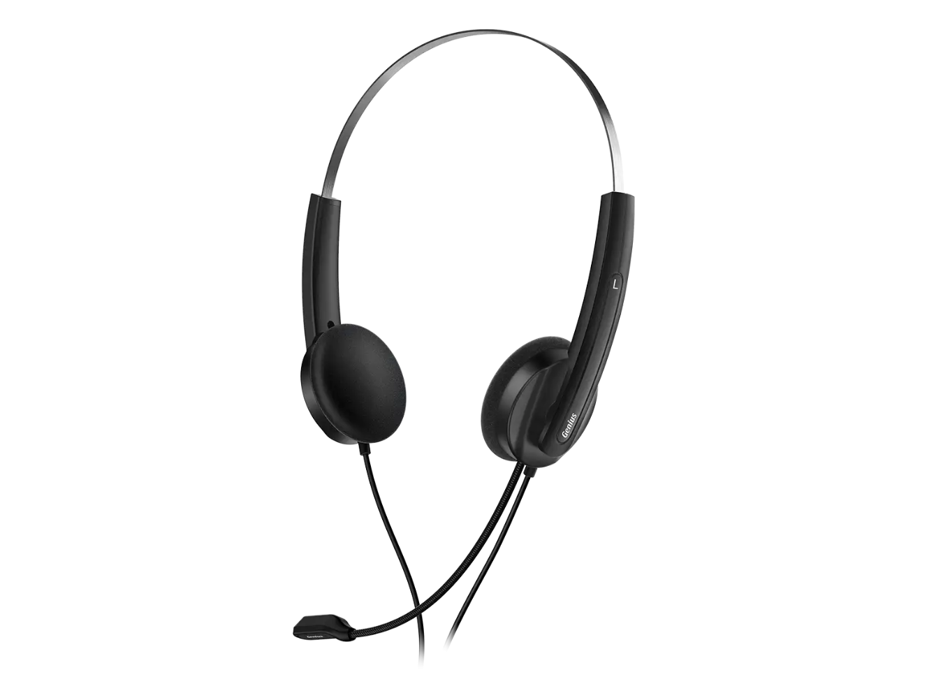 Audifono Genius Usb Hs-220u Call Center Negro - Imagen 3