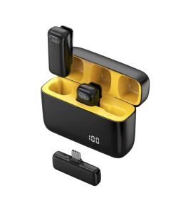 Alternative view of Kit Microfono Externo Motomo K6 Dual Tipo C Negro