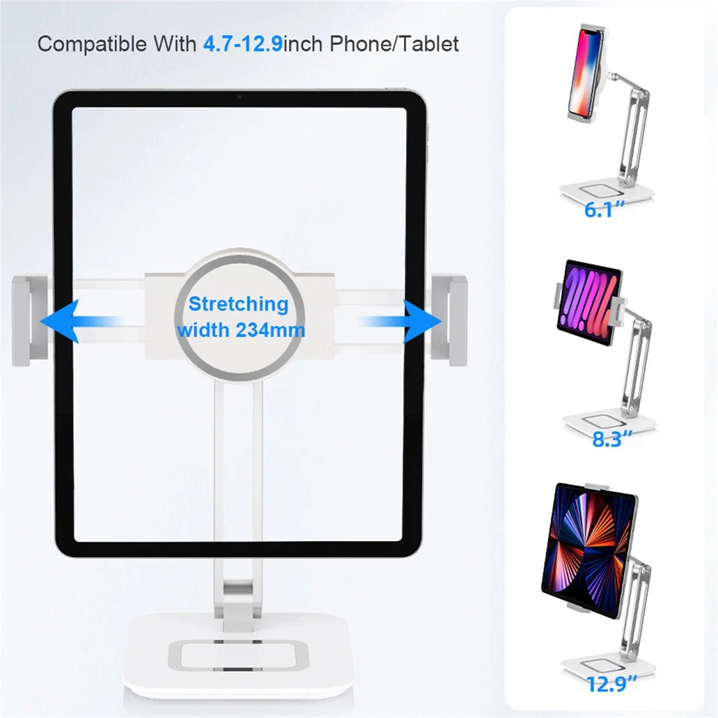 Soporte De Escritorio Plegable Para Teléfono y Tablet - Imagen 5