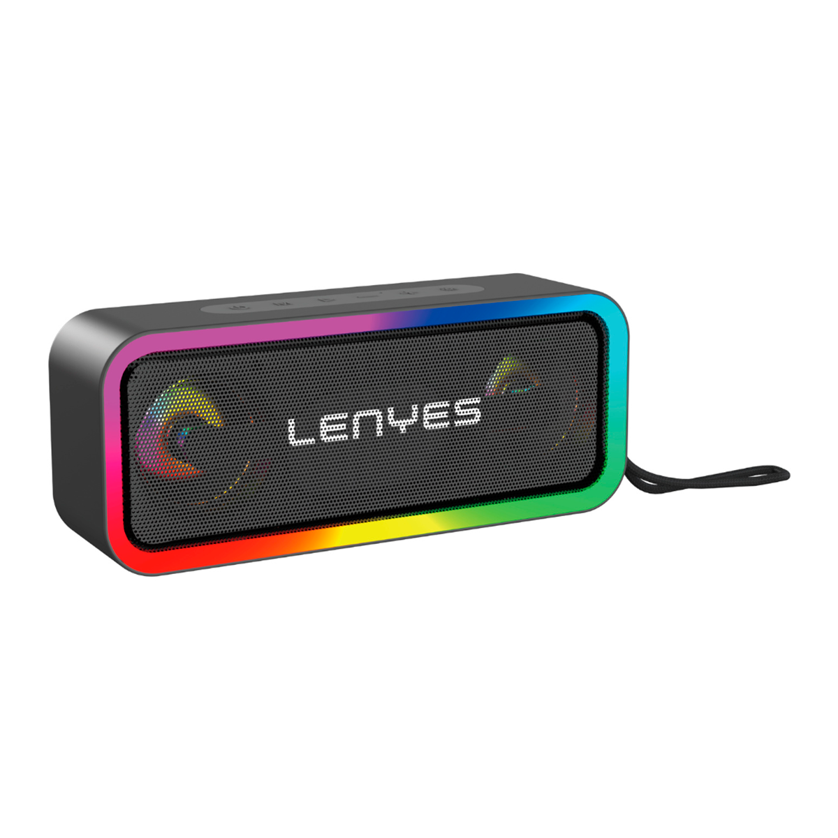 Parlante Bluetooth Lenyes S225 Resistente Al Agua Led 20w Negro - Imagen 2