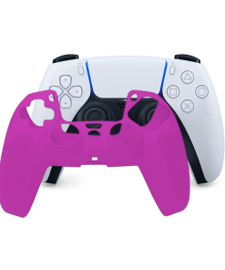 Alternative view of Funda Silicona Compatible Con Ps5 Anti Deslizante Morado