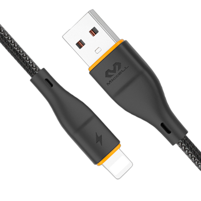 Cable Usb a Lightning Miccell Vq-d06 Negro - Imagen 4