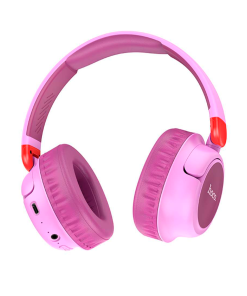 Audífonos Bluetooth Hifi Micro Sd Aux Hoco W43 Morado
