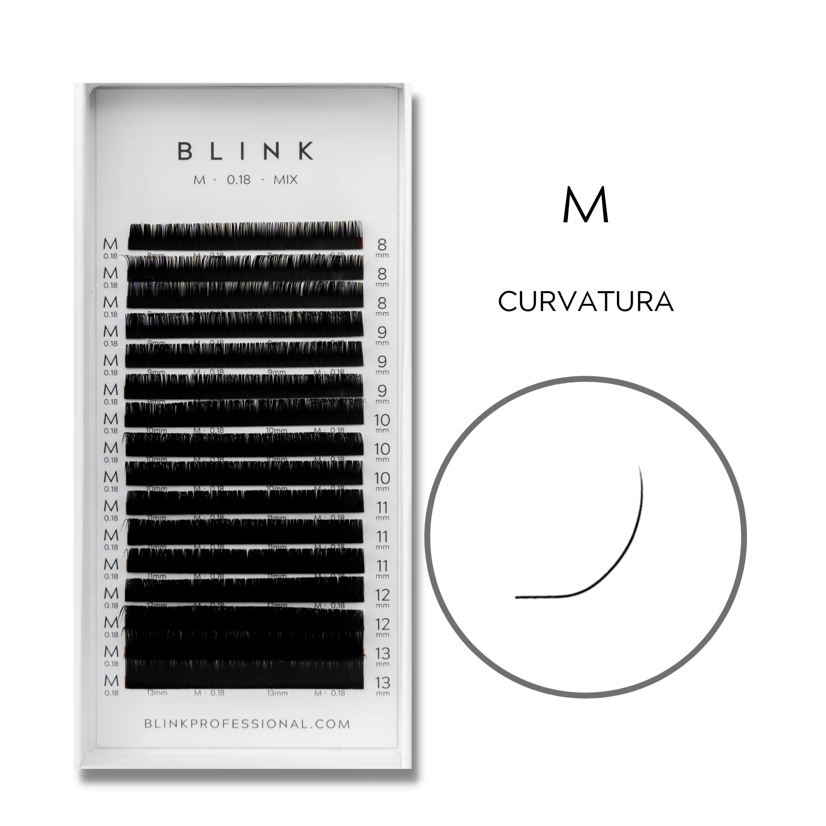 "M" CLASSIC 1D LASHES - Imagen 9