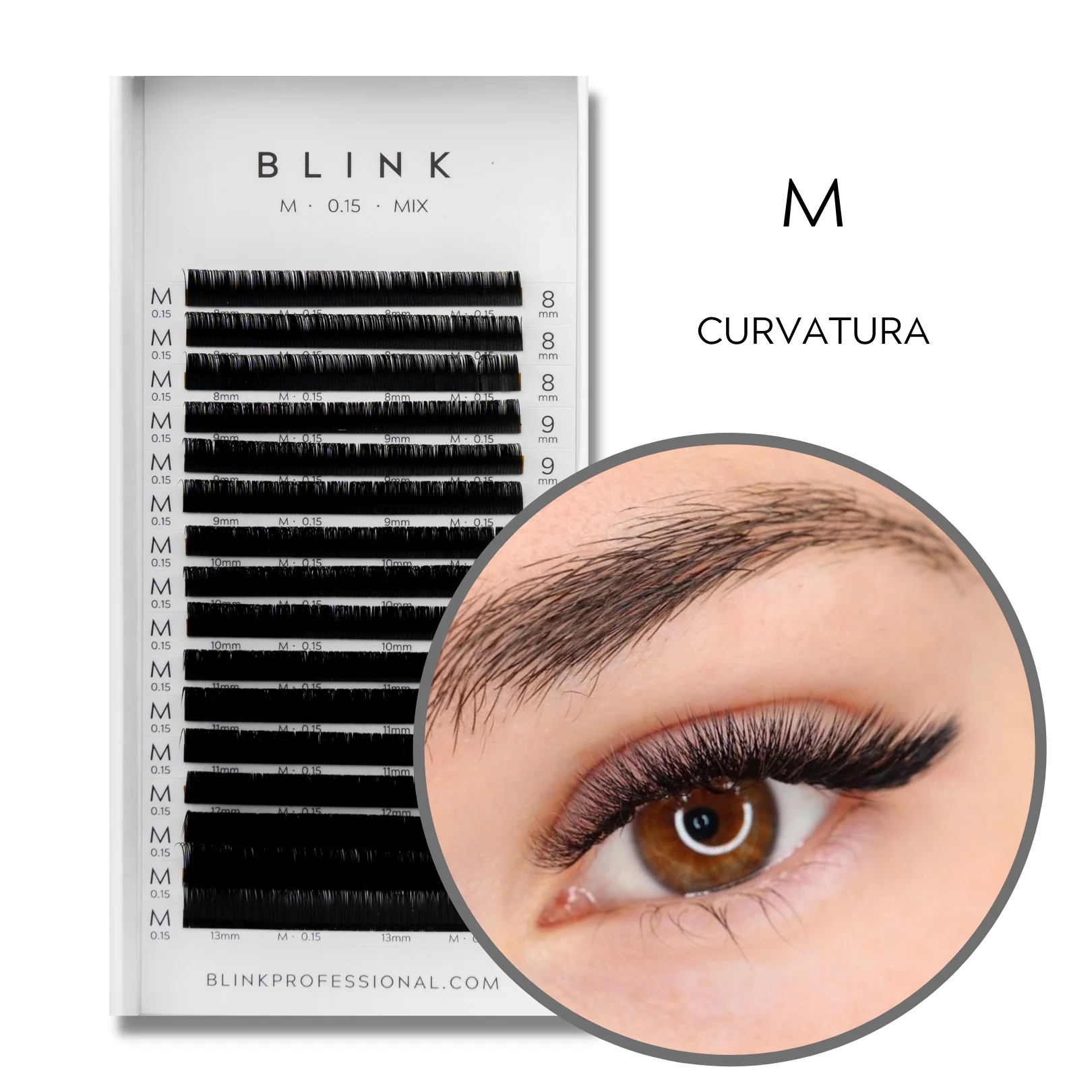 "M" CLASSIC 1D LASHES - Imagen 2