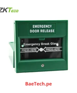 Alternative view of ZKTECO ZKABK902A-G - BOTON DE EMERGENCIA PARA LIBERAR DOS PUERTA